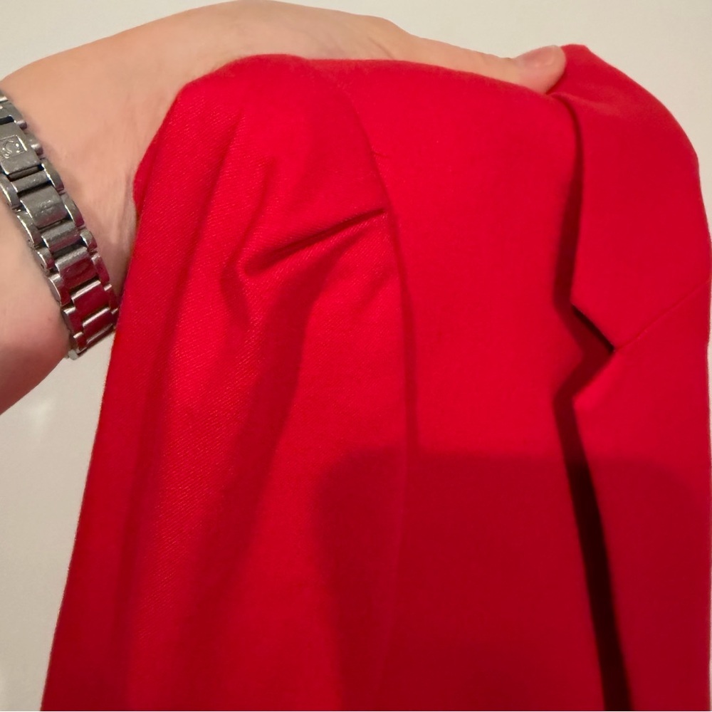J. Crew Red Single-Button Tailored Blazer - Picture 7 of 7